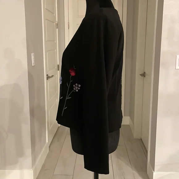 Vintage Positive Attitude Black VelvetTop Size 6 P - Picture 6 of 13